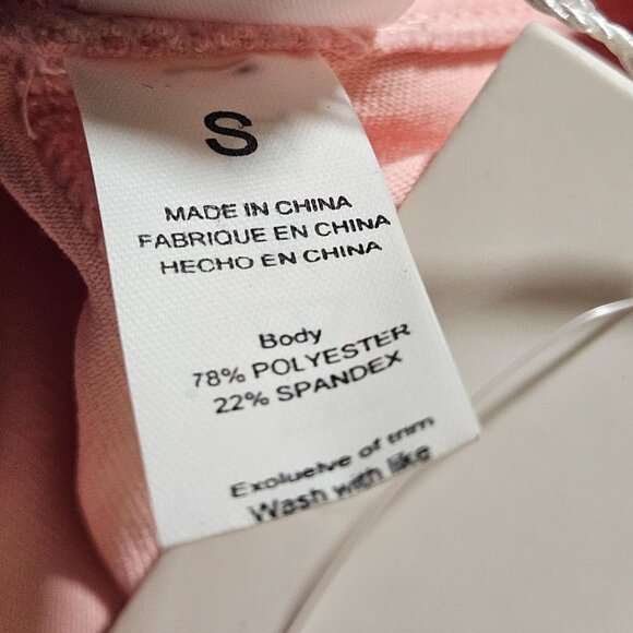 Cabo Couture Women Ruffle Sports Bra Leggings Pink Set S/M Coquette Athflow Y2K - Picture 9 of 12